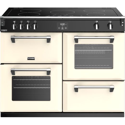 Stoves Richmond S1100Ei 110cm Electric Range Cooker with Induction Hob - Cream - A/A/A Rated
